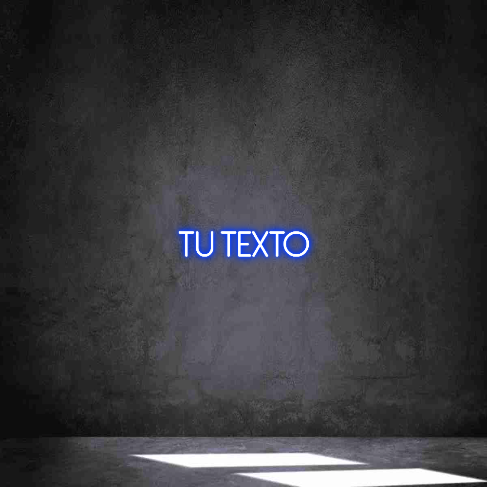 Neon personalizado: Tu texto