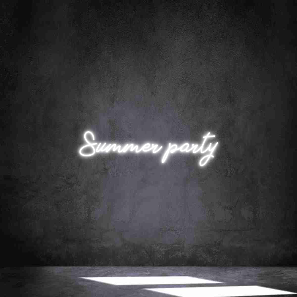 Neon personalizado: Summer party