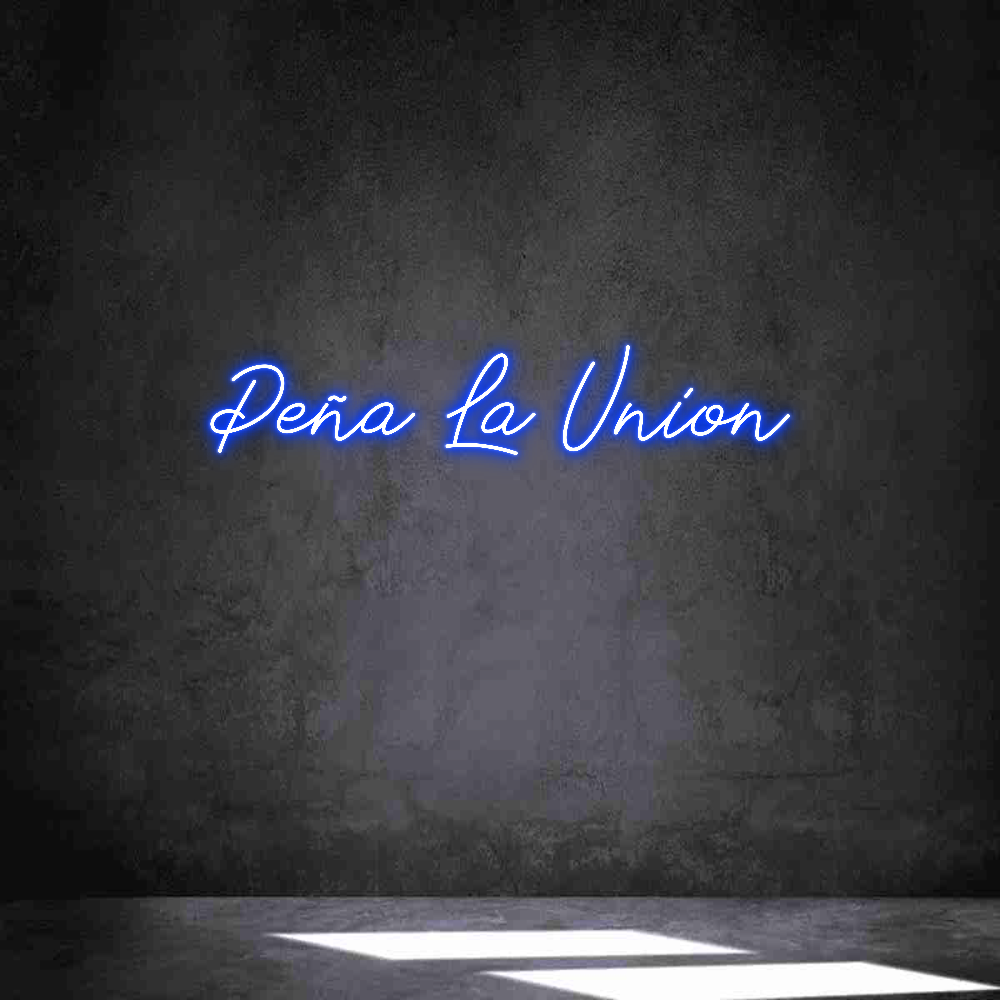 Neon personalizado: Peña La Union