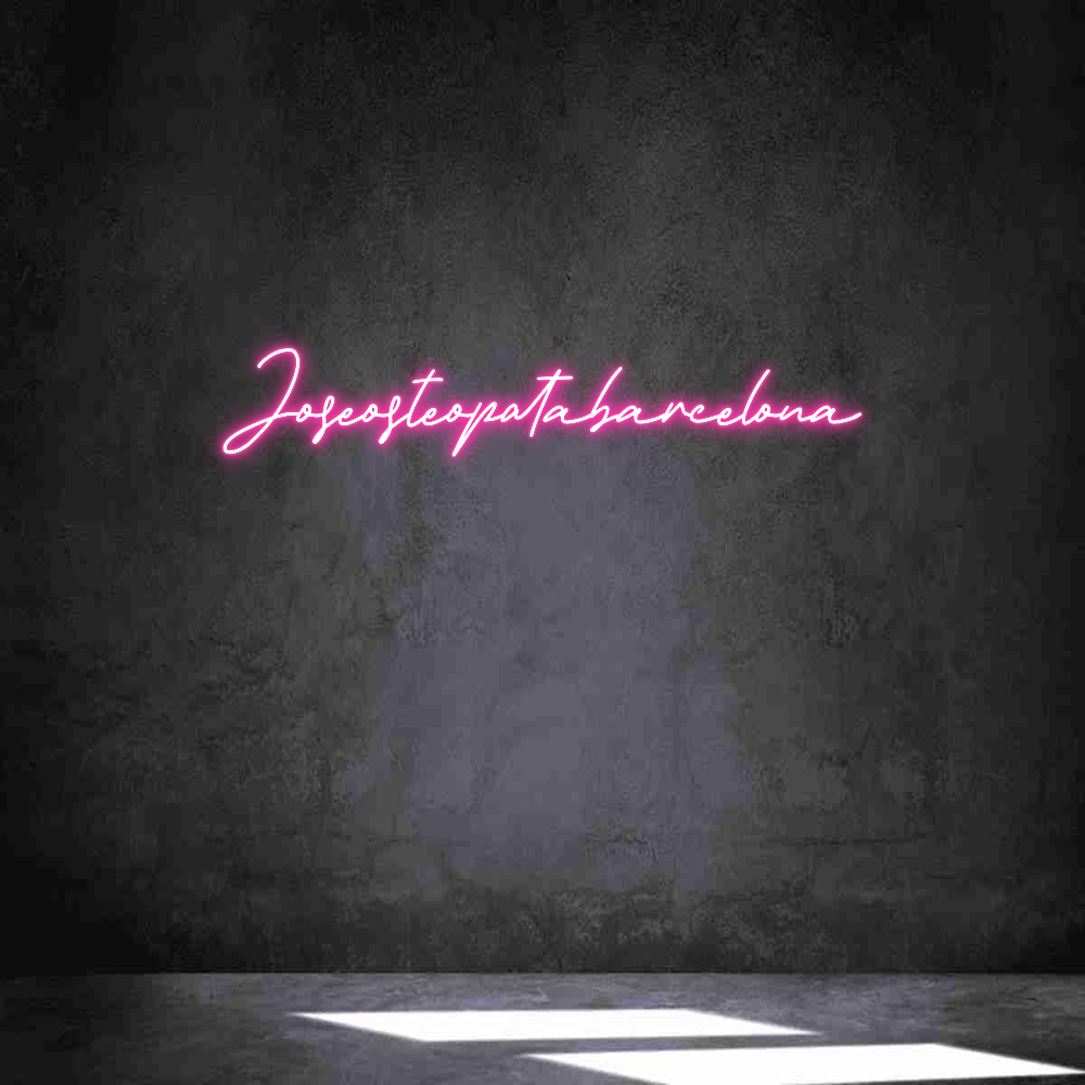 Neon personalizado: Joseosteopata...