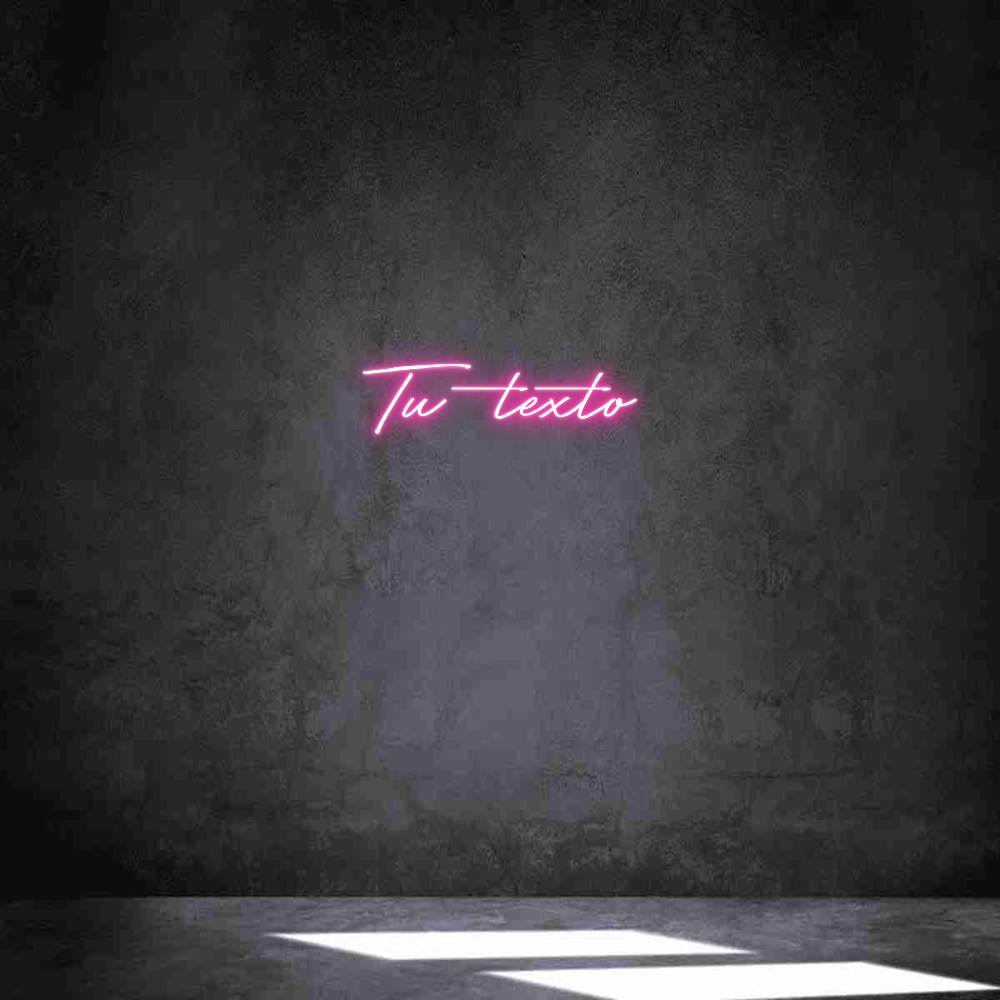 Neon personalizado: Tu texto