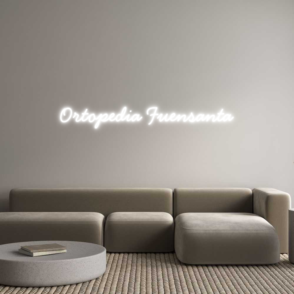 Neon personalizado: Ortopedia Fue...