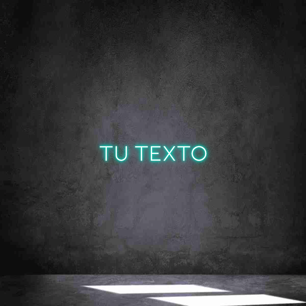 Neon personalizado: Tu texto