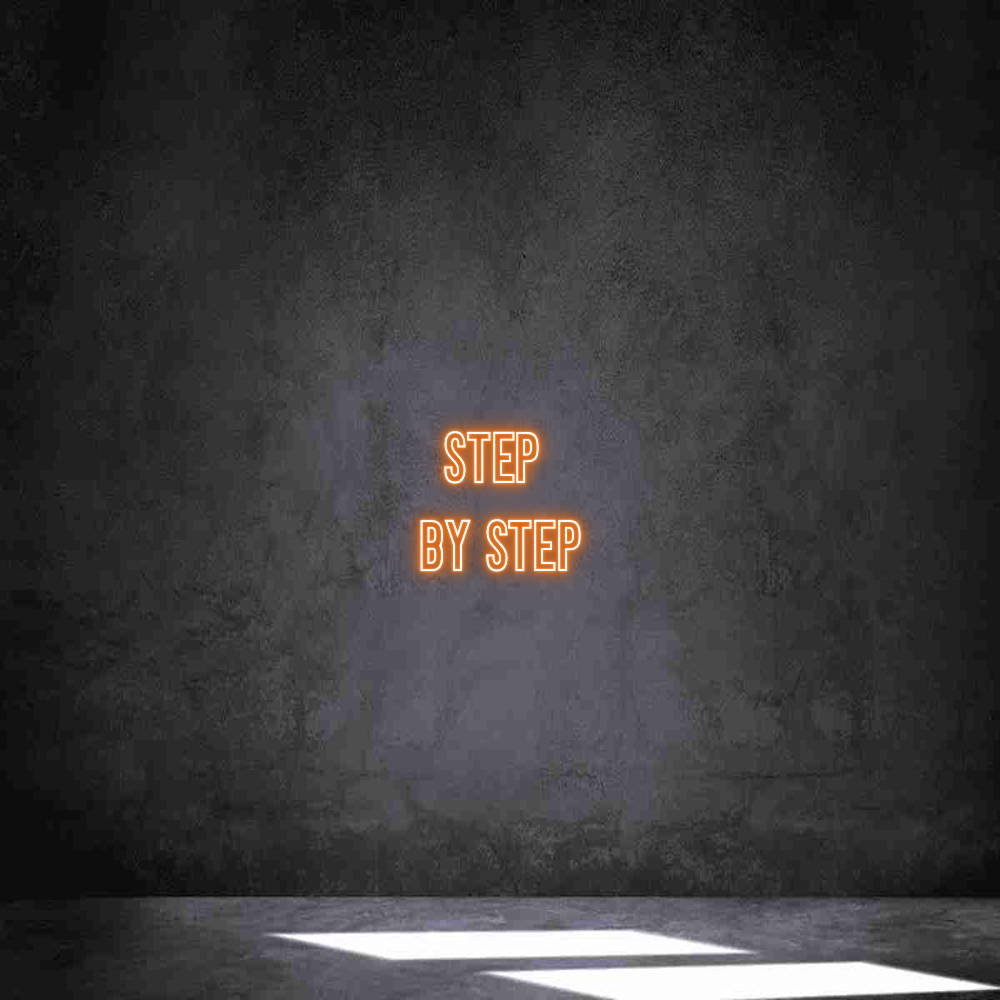Neon personalizado: Step 
By Ste...