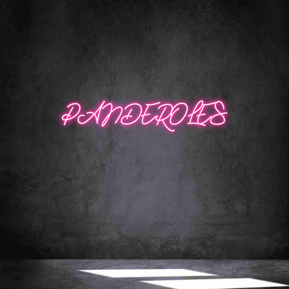 Neon personalizado: PANDEROLES