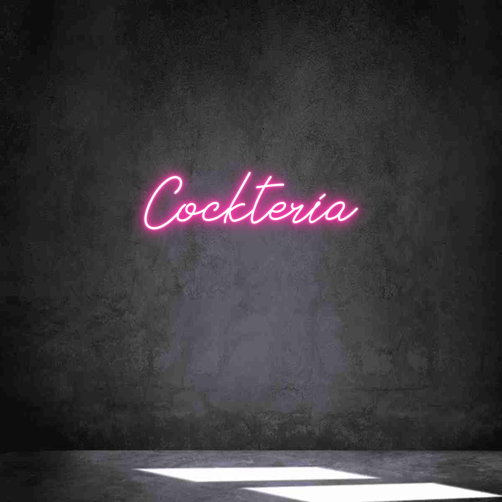 Neon personalizado: Cocktería