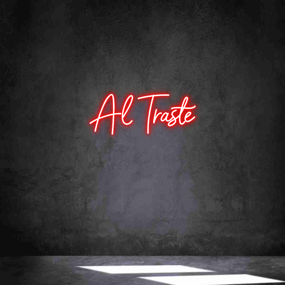 Neon personalizado: Al Traste