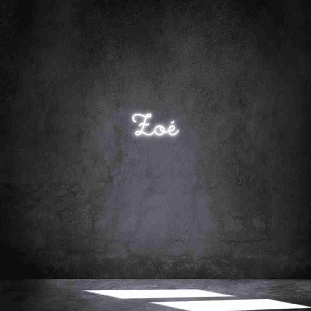 Neon personalizado: Zoé