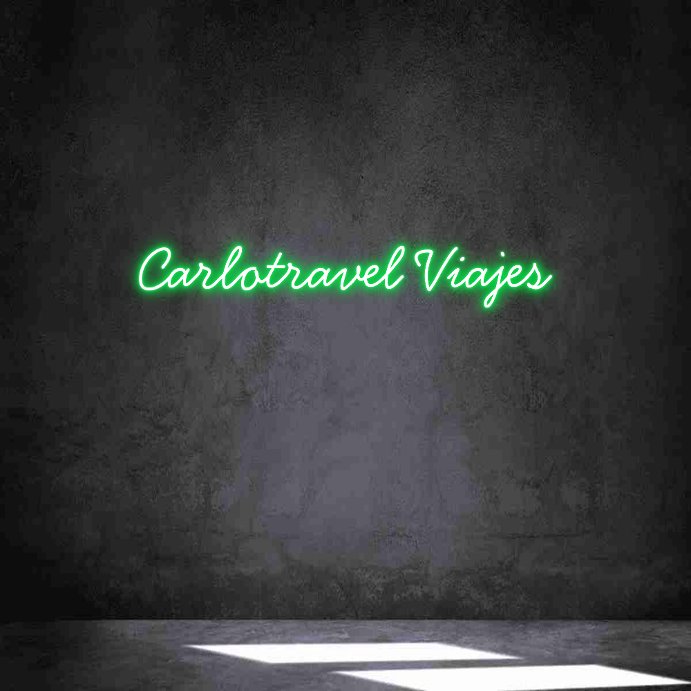 Neon personalizado: Carlotravel V...