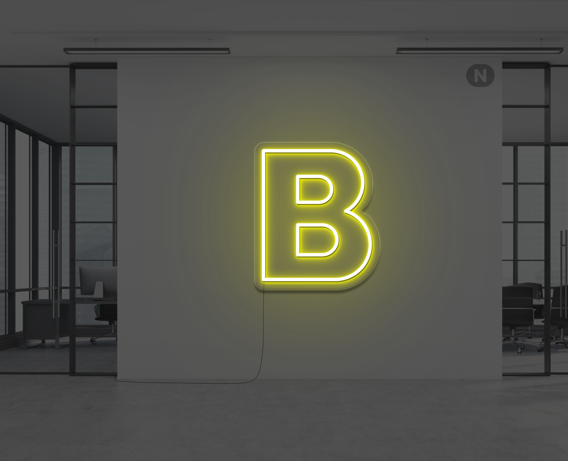 letras-de-neon-b-amarillo
