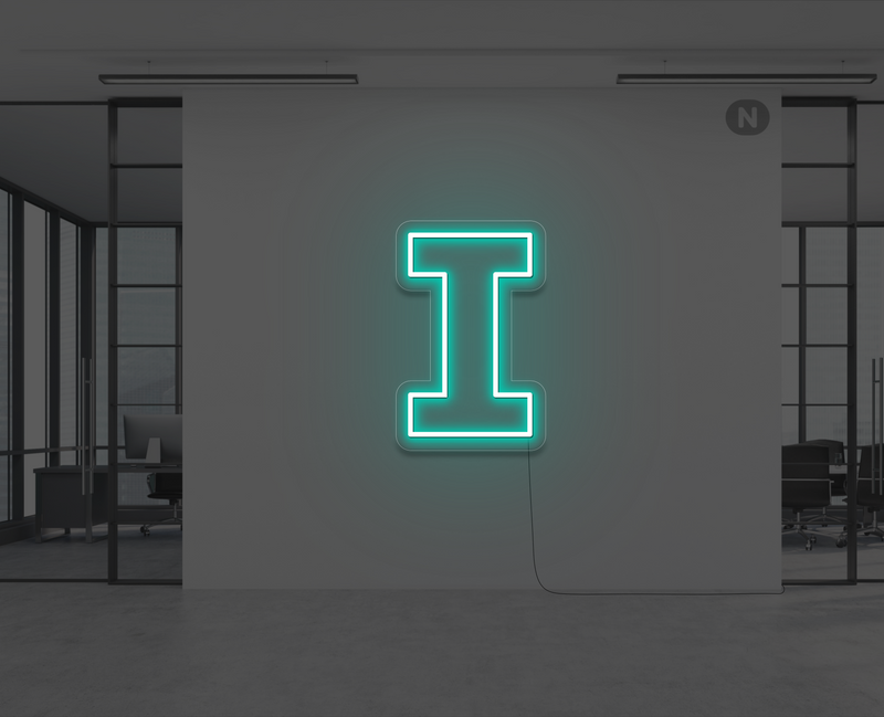 letras-de-neon-i-turquesa
