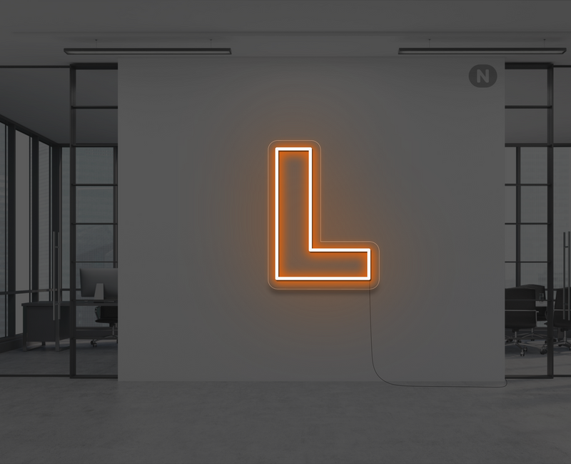 letras-de-neon-l-naranja