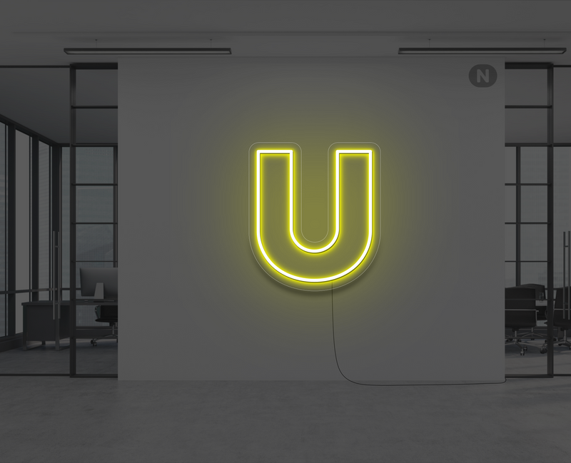 letras-de-neon-u-amarillo