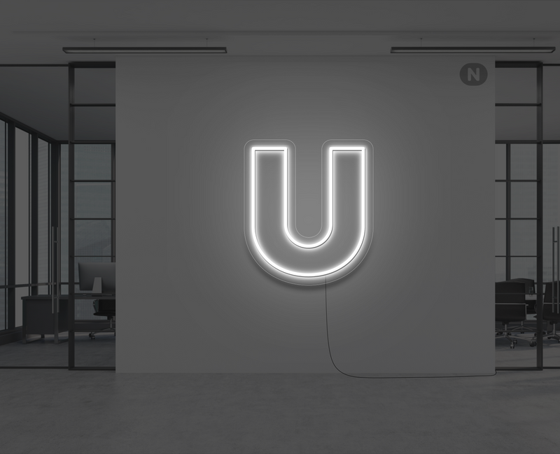 letras-de-neon-u-blanco