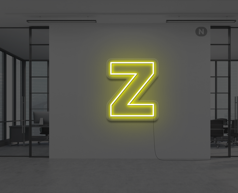 letras-de-neon-z-amarillo