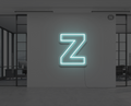 letras-de-neon-z-azul-hielo