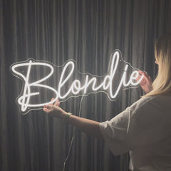 Cartel neon Blondie