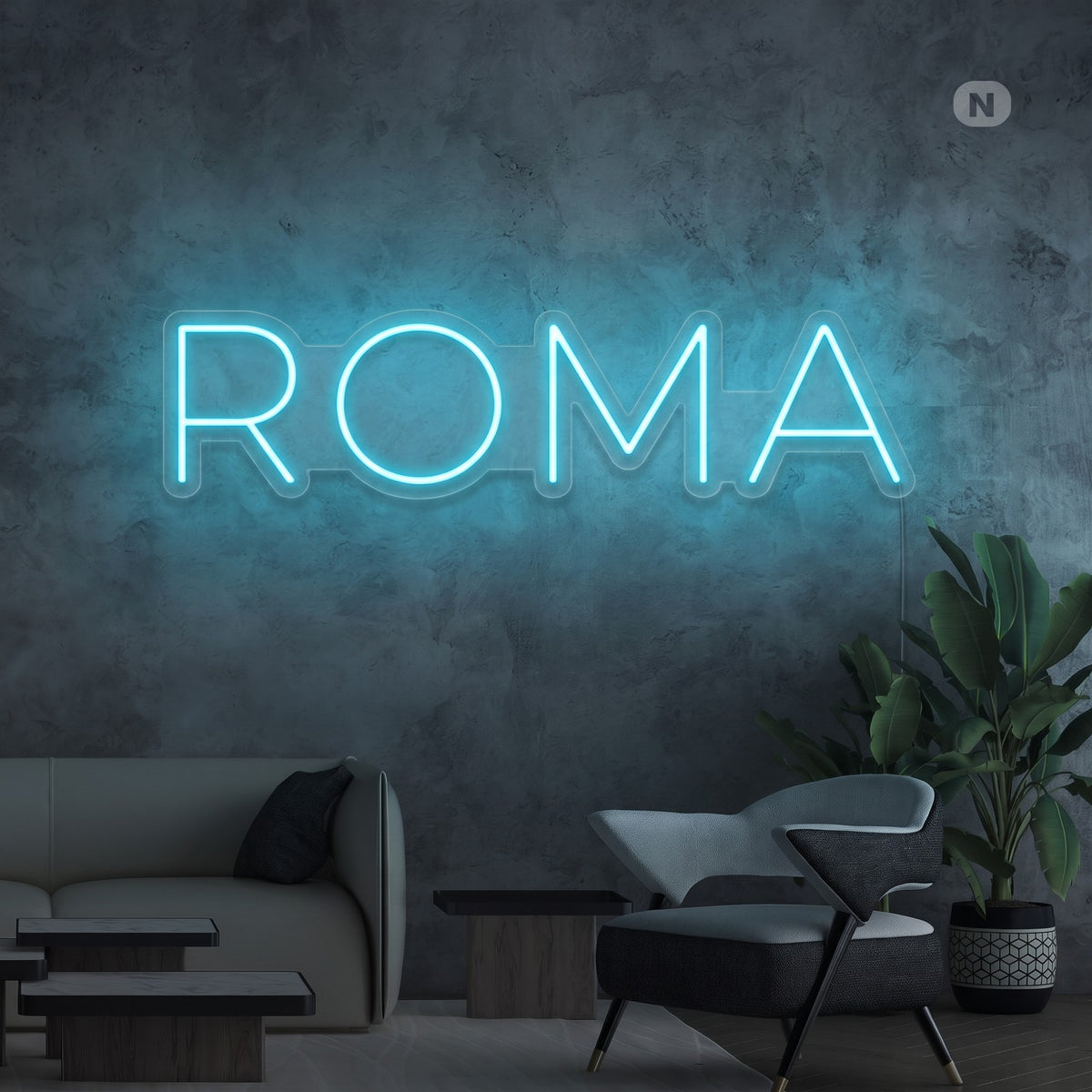 Toilet neon sign
