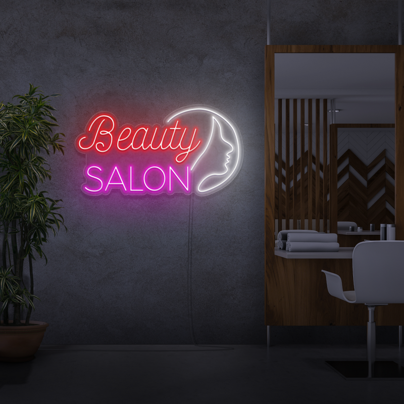 Cartel neon Beauty Salon