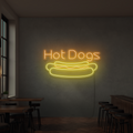 Cartel neon Hot Dogs