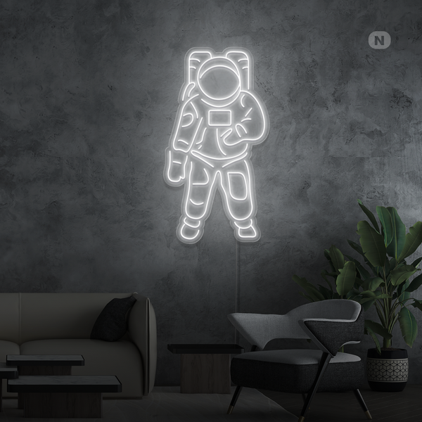 Cartel neon Astronauta