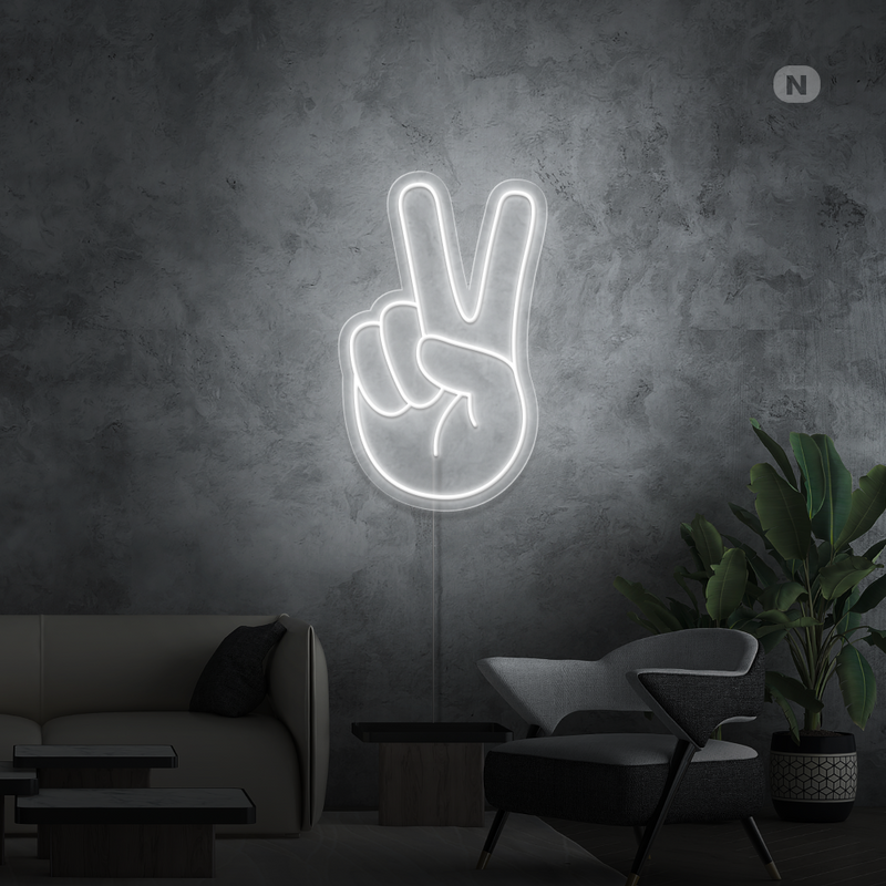 Cartel neon Paz