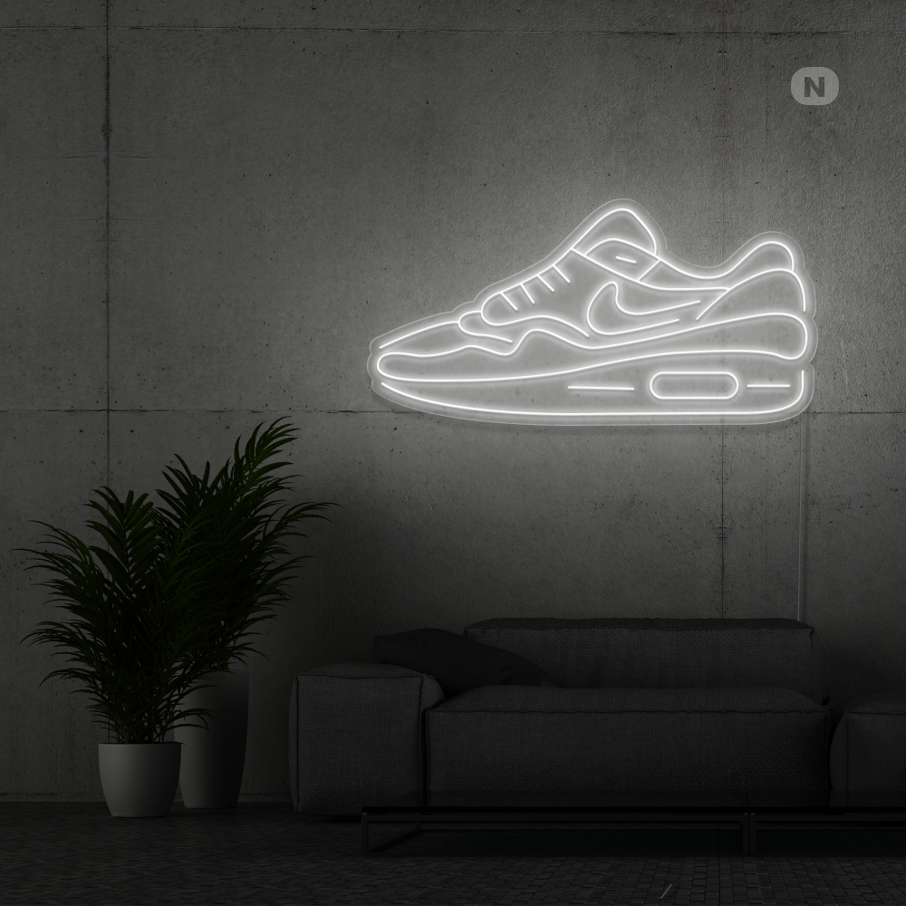 Cartel neon zapato