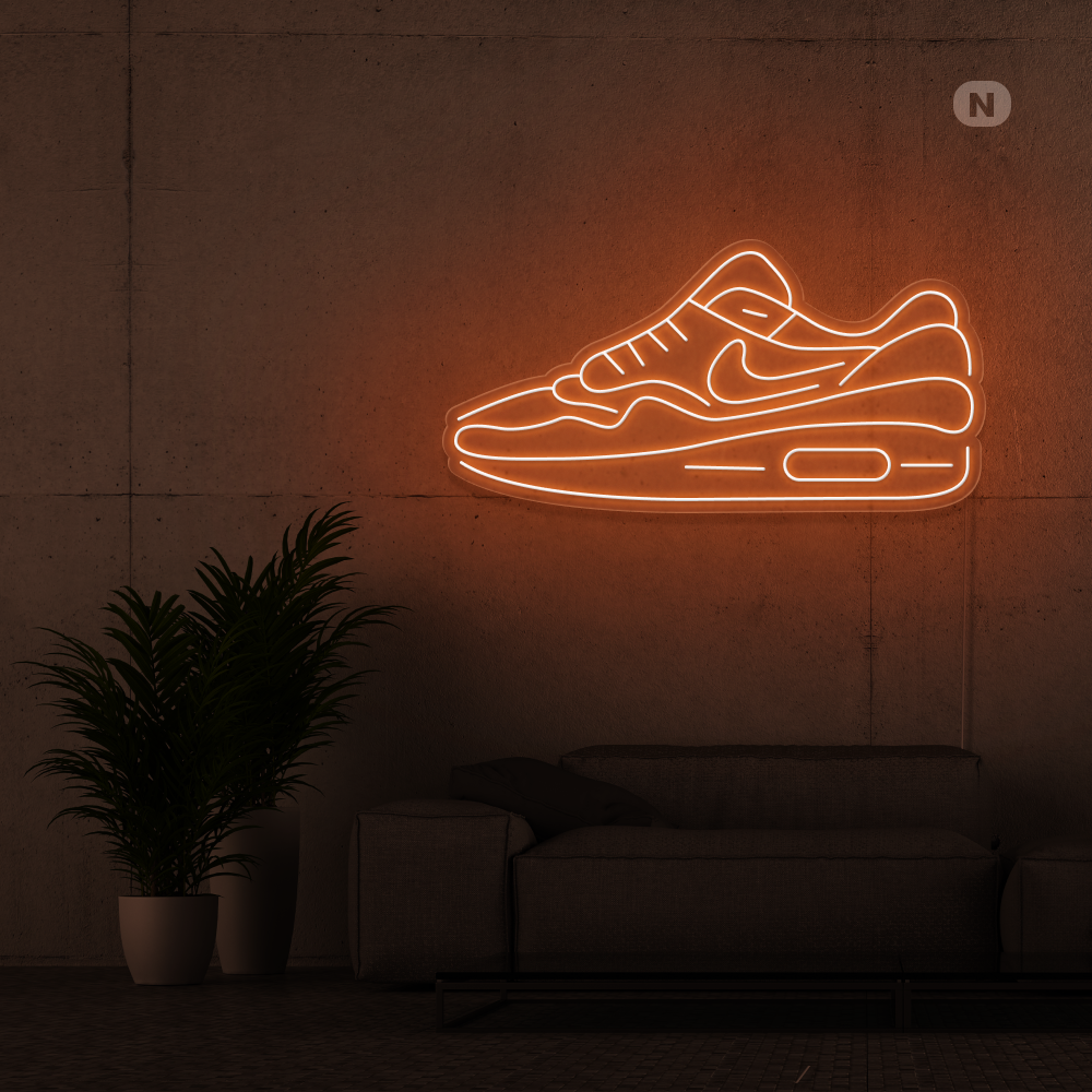 Cartel neon zapato