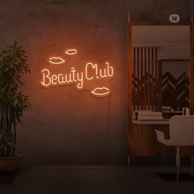 Cartel neon Beauty Club