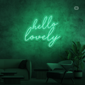 Cartel neon Hello Lovely