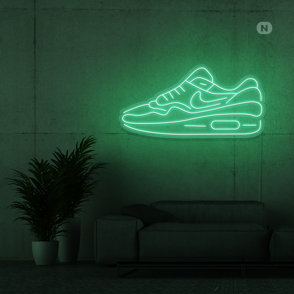 Cartel neon zapato