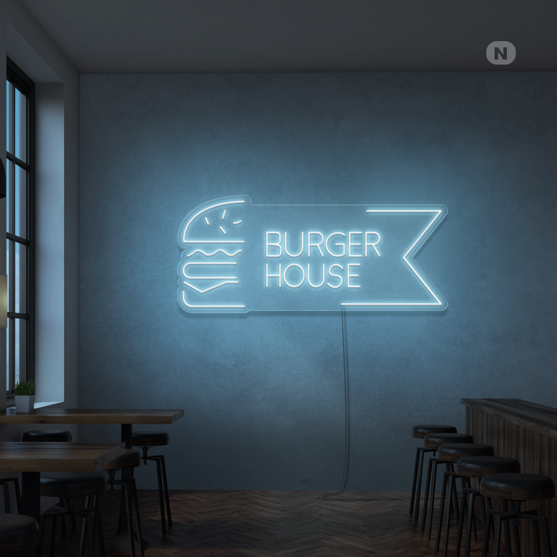 Cartel neon Burger House