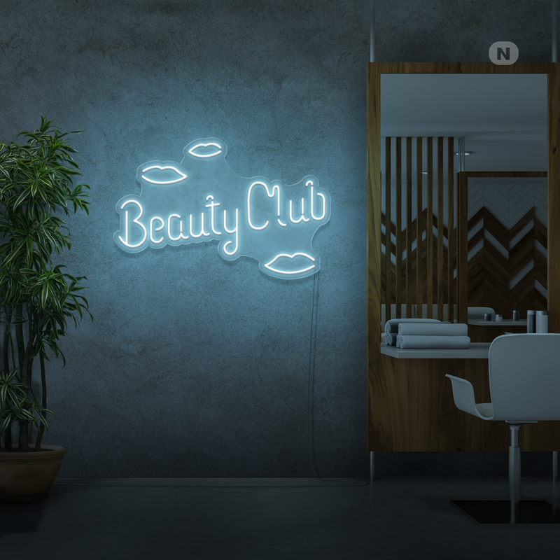Cartel neon Beauty Club