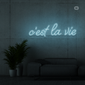 Cartel neon c'est la vie