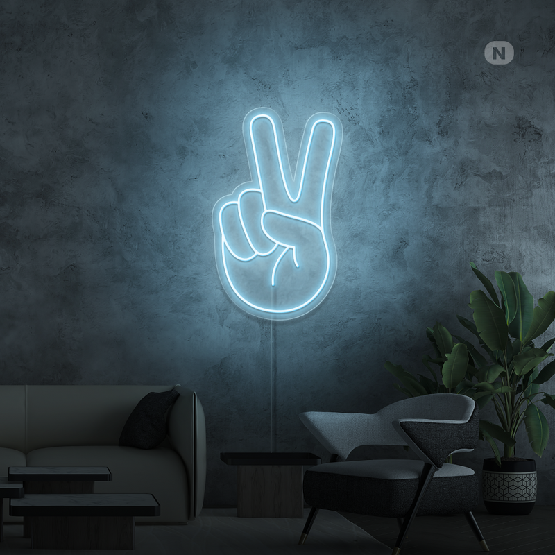 Cartel neon Paz