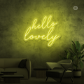 Cartel neon Hello Lovely