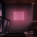 Cartel neon Boys Boys Boys