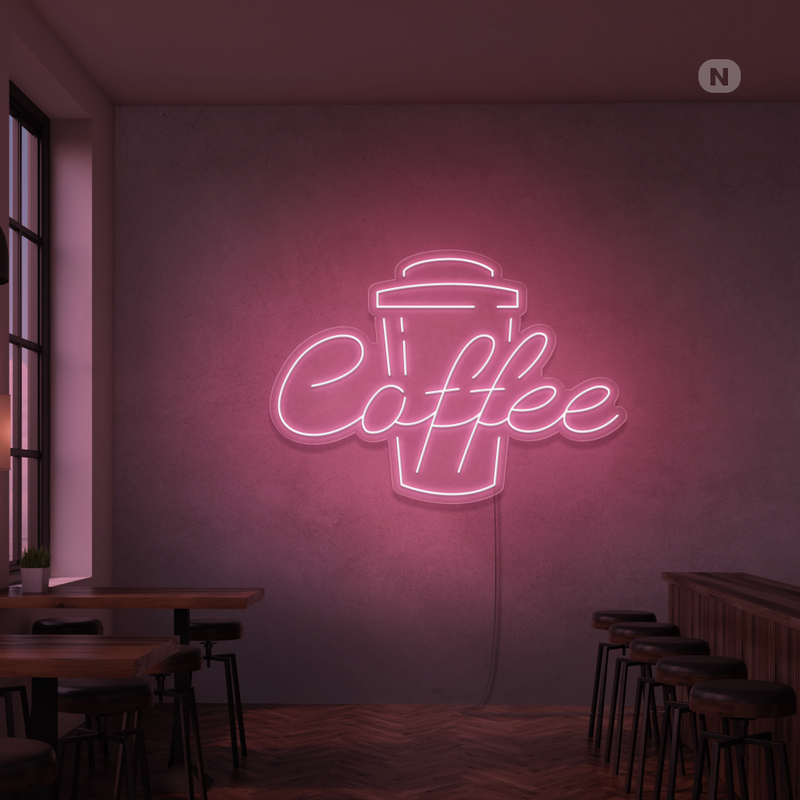 Cartel neon Coffee