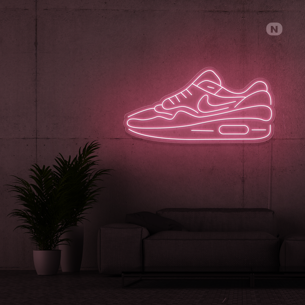 Cartel neon zapato