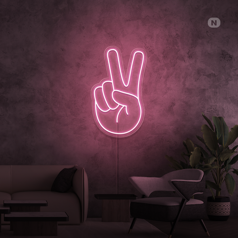 Cartel neon Paz