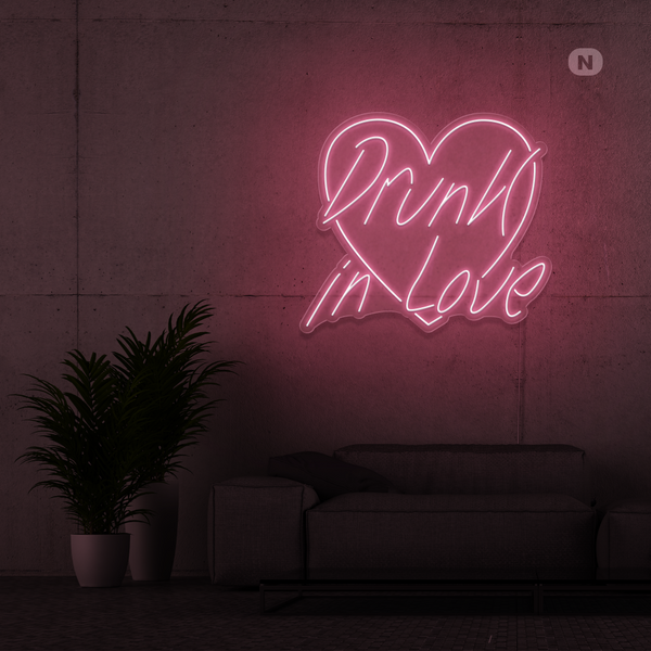 Cartel neon Drunk in Love