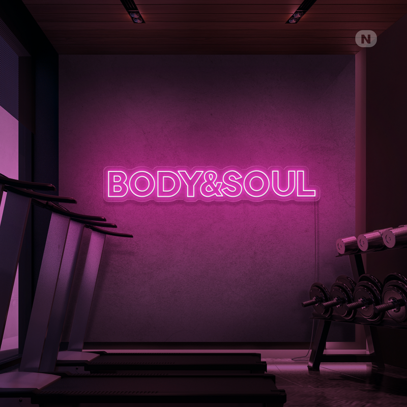 Cartel neon Body & Soul