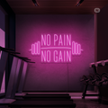 Cartel neon No Pain No Gain