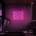 Cartel neon Boys Boys Boys