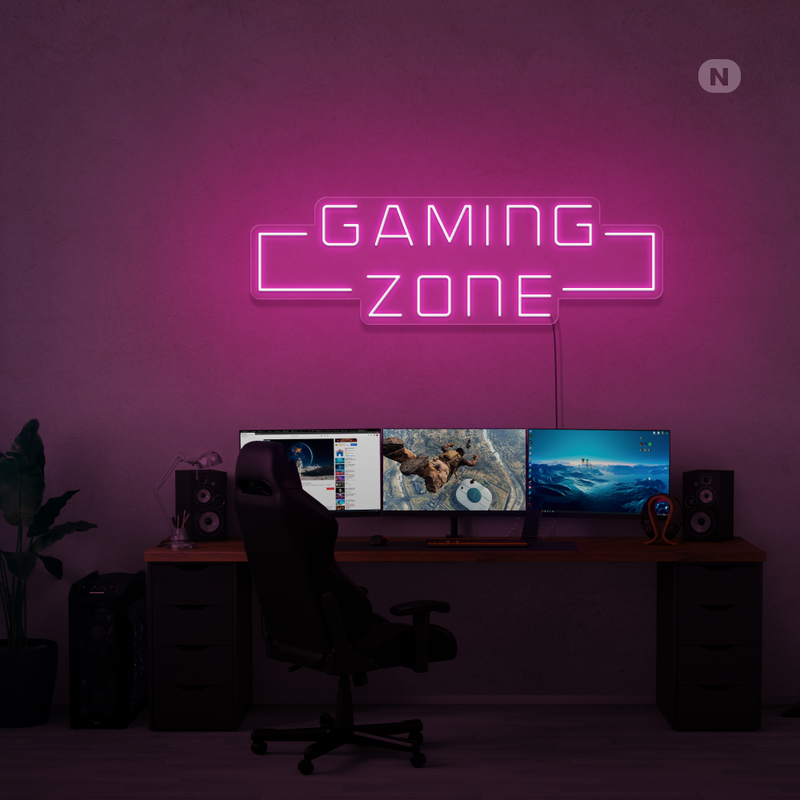 Cartel neon Gaming Zone