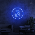 Cartel neon Bitcoin