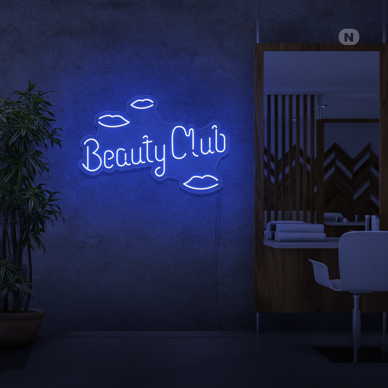 Cartel neon Beauty Club