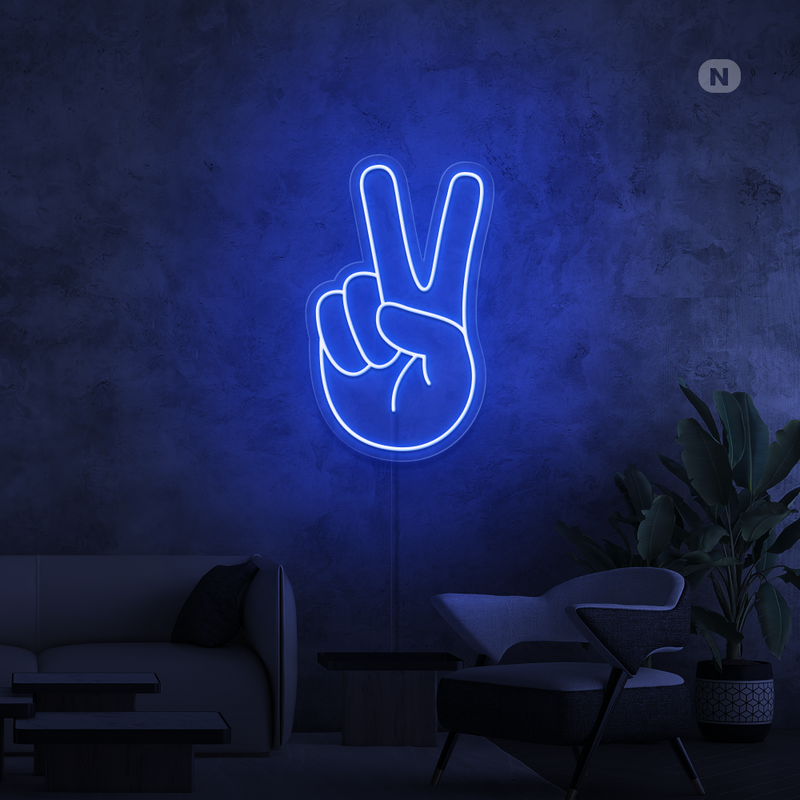 Cartel neon Paz