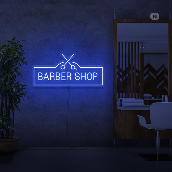 Cartel neon Barber Shop