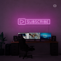 Cartel neon Subscribe